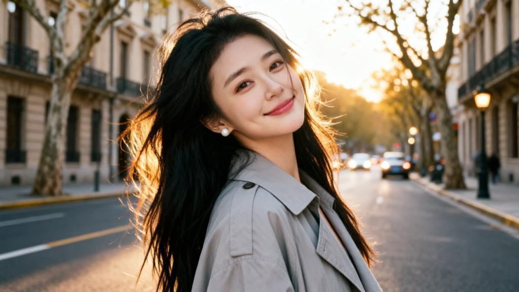 阳光下的微笑，温暖如初的美好时光。