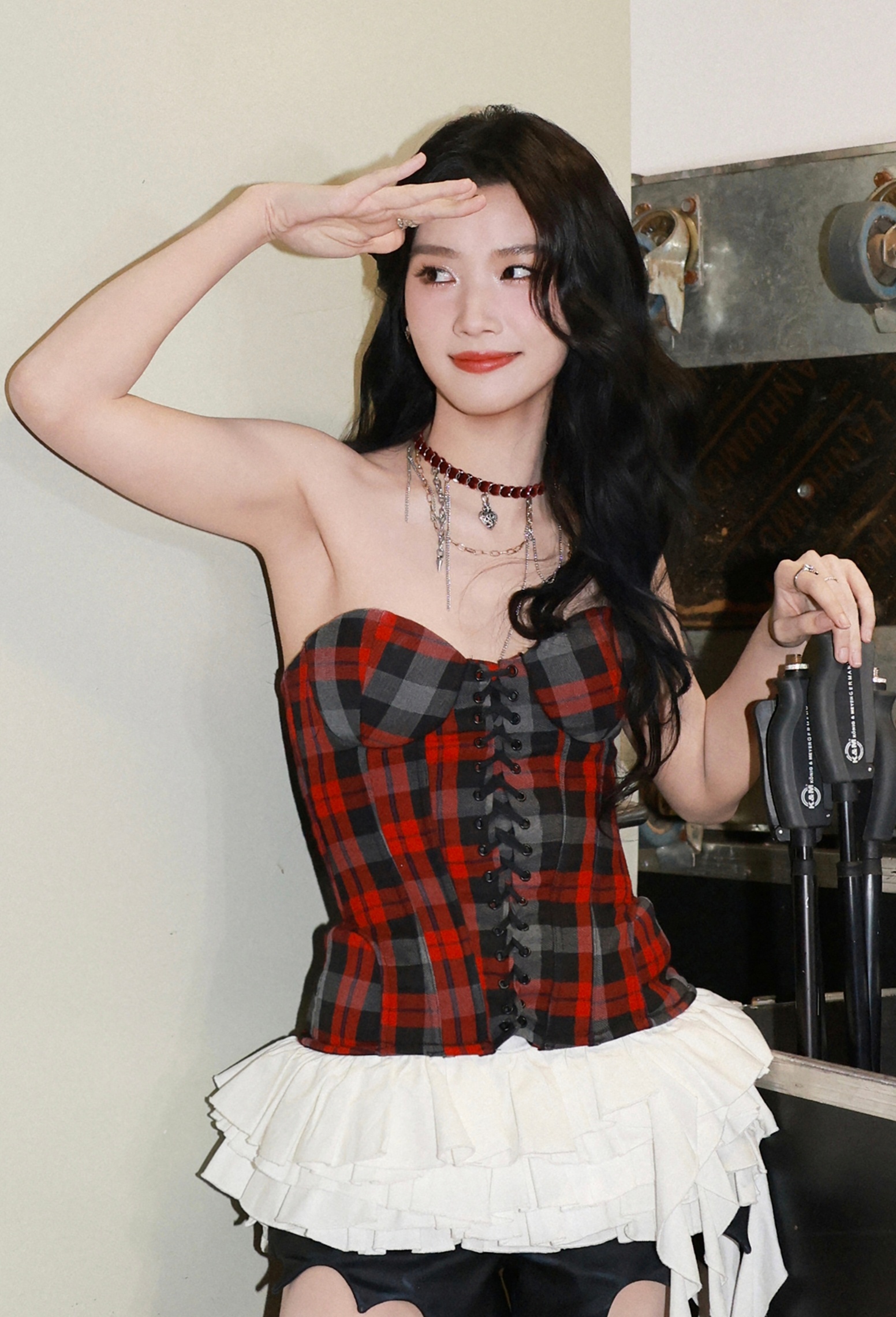 卢昱晓妆容卢昱晓新年营业照妹妹昨晚上大分 