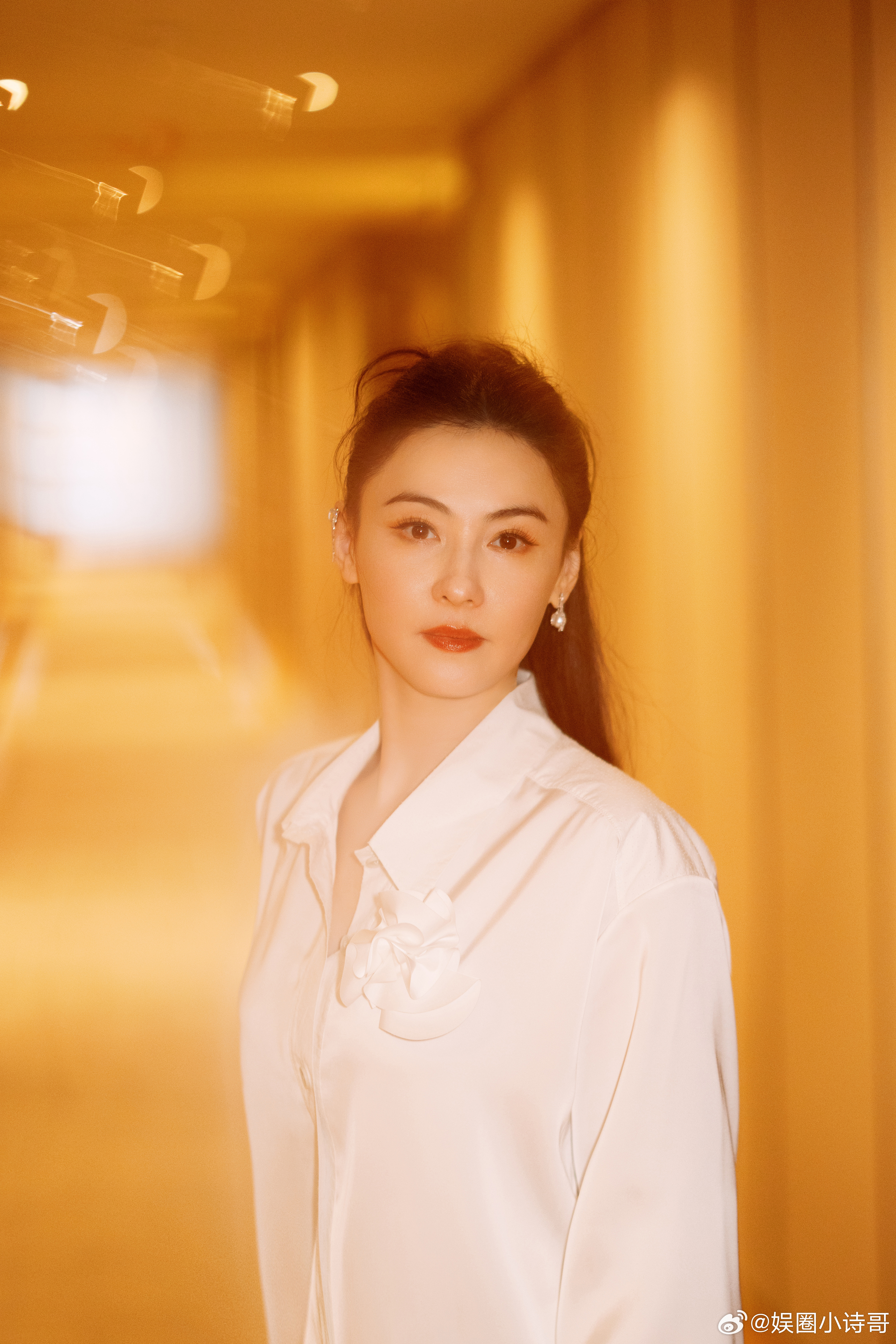张柏芝｜一袭蓝色礼服 ​​​