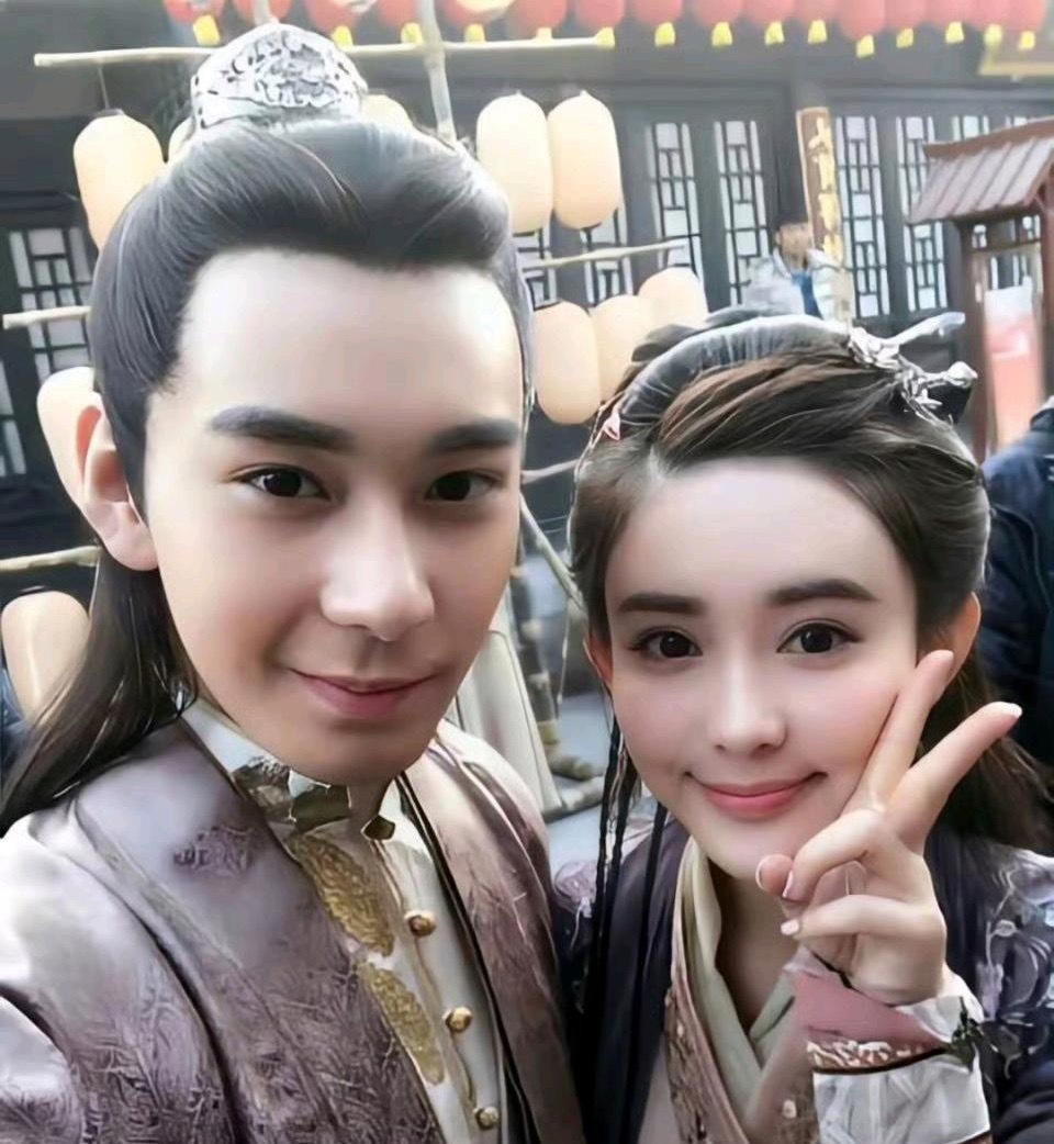 射雕英雄传里的陈星旭和孟子义 ，孟姐早期太美了吧 ​​​