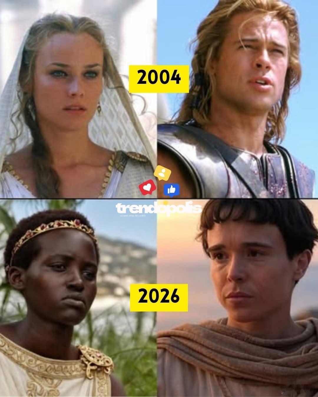 从2004年《特洛伊》到2026年《奥德赛》相同角色的不同选角，让你看清楚所谓西