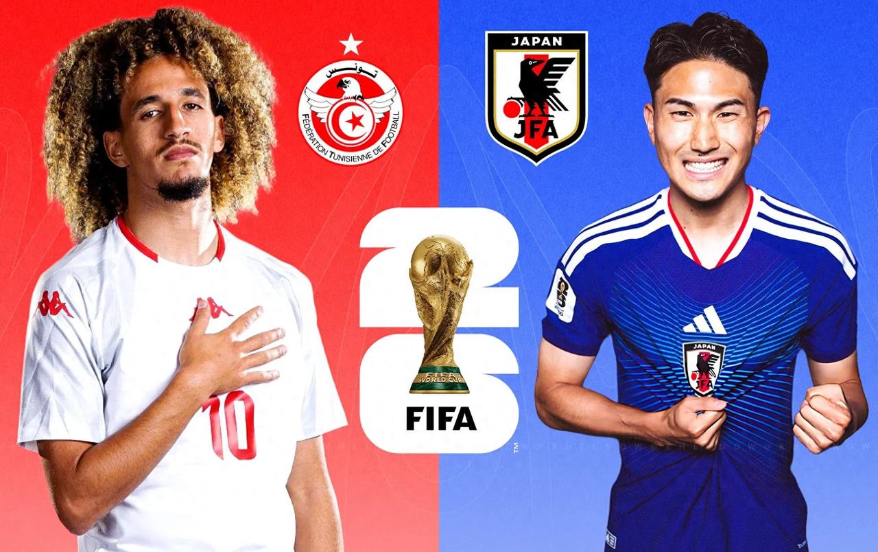 突尼斯vs日本世界杯F组第2轮
 
北京时间6月21日中午12点，2026美加墨