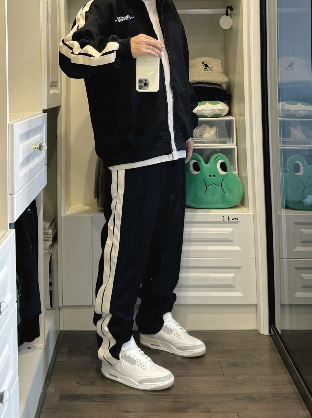 运动套装｜黑白系穿搭
