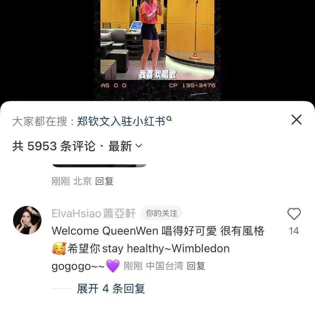 全世界都在催萧亚轩开演唱会因为郑钦文，又重新单曲循环萧亚轩的《遗失的心跳》，熟悉