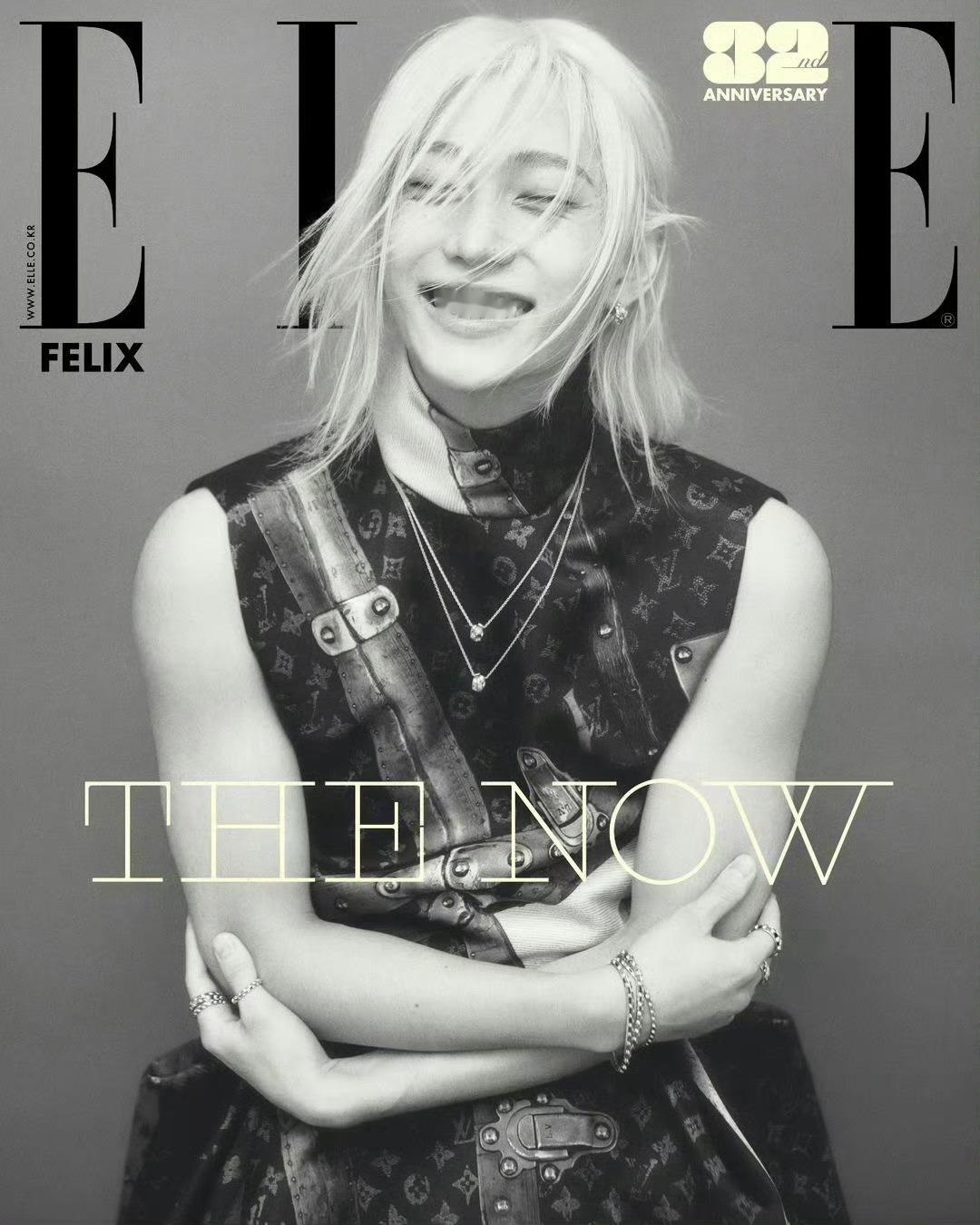 李龙馥11月ELLE 创刊32周年封面！！！三版单人封面，且是唯一一位单人登上韩
