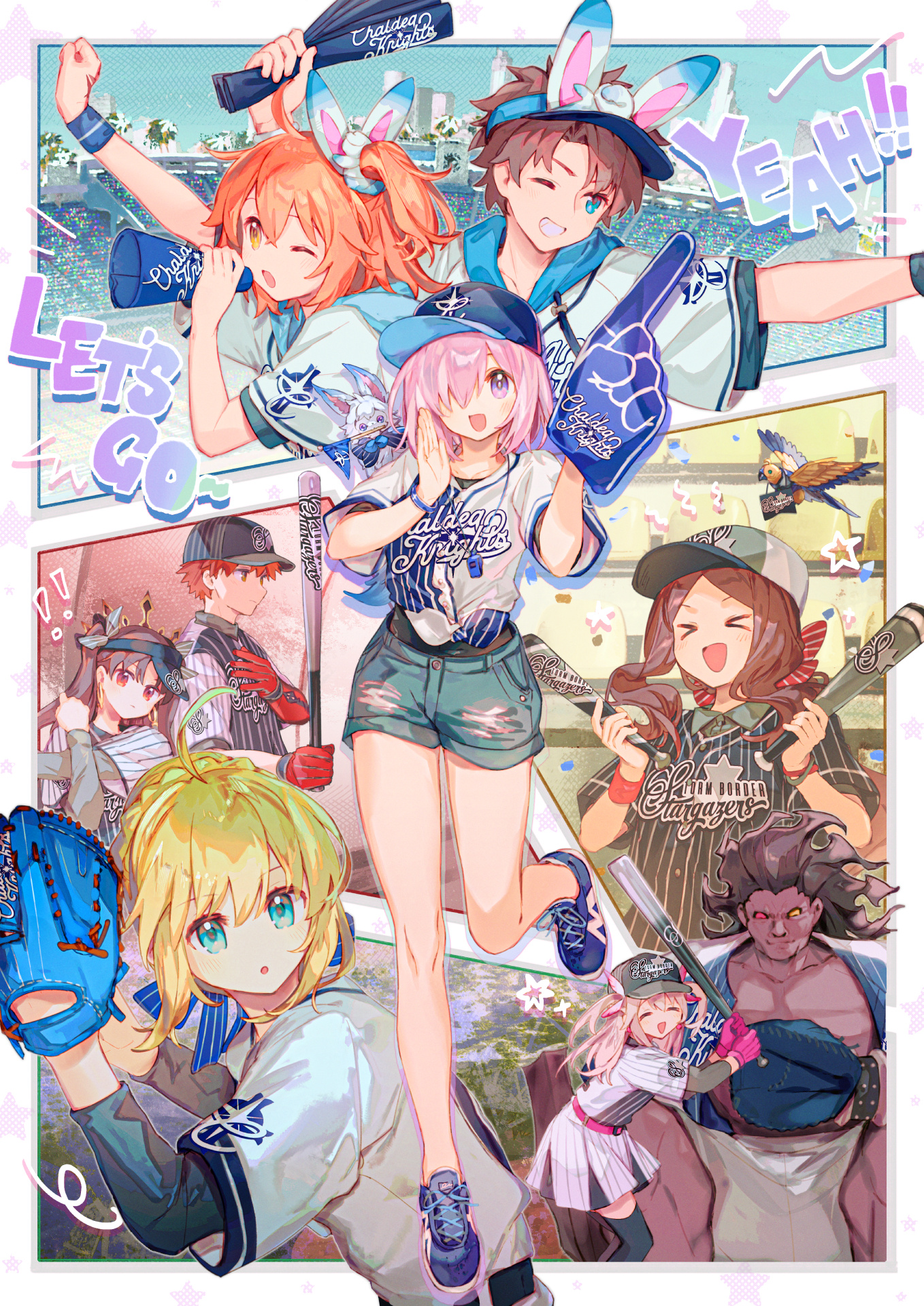 Namie老师 FGO英文服的9周年视觉图 