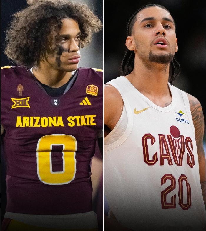 杰隆-泰森，2024年NBA选秀首轮第20顺位。乔丹-泰森，2026年NFL选秀