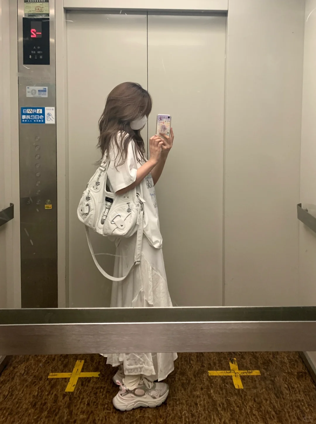干干净净的全白look ～