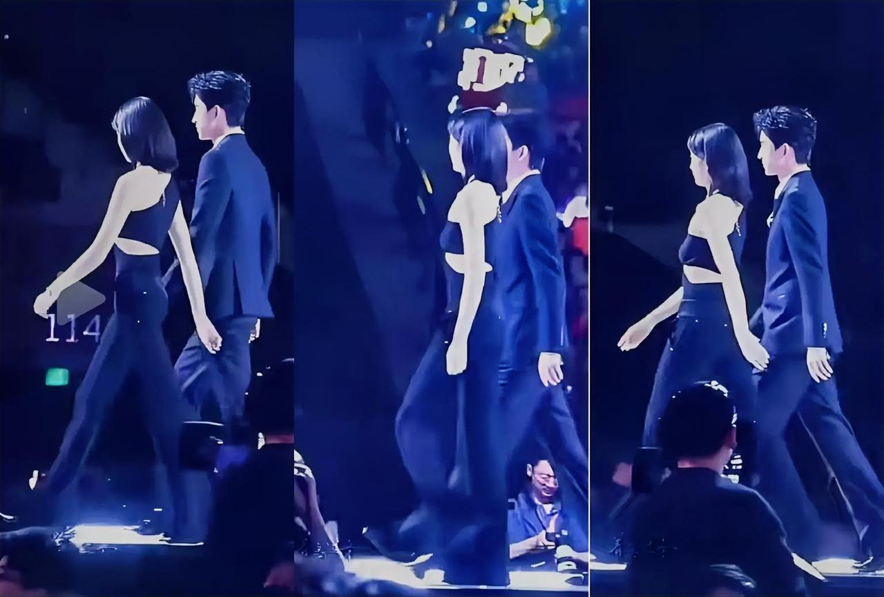 这女孩应该是秒了倪妮了，本以为是倪妮，但是比倪妮低调大气，女孩子身材挺拔，走路带