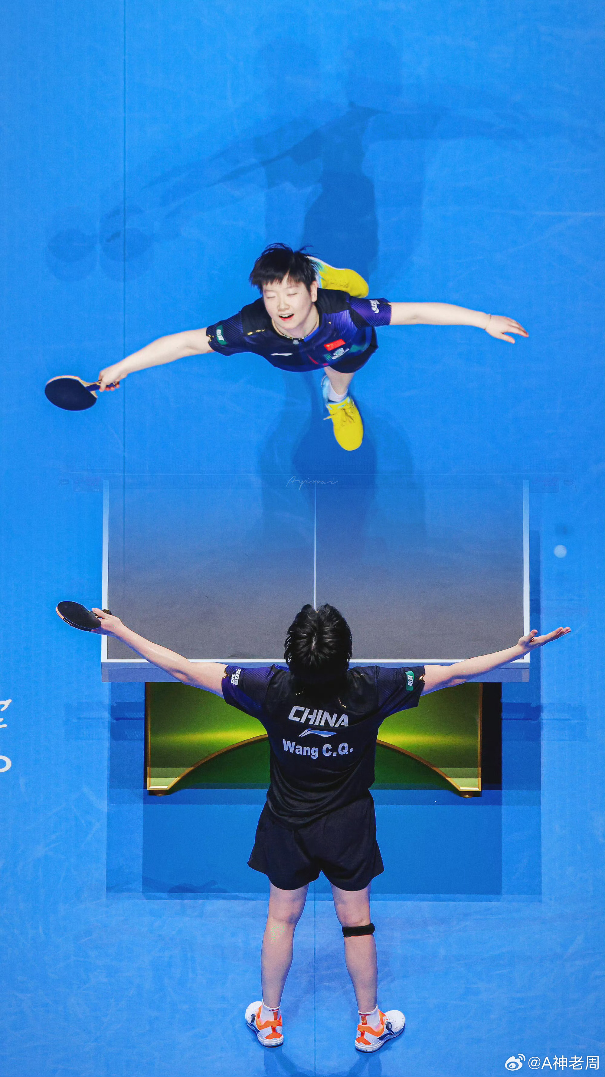 “一直游到海水变蓝” 