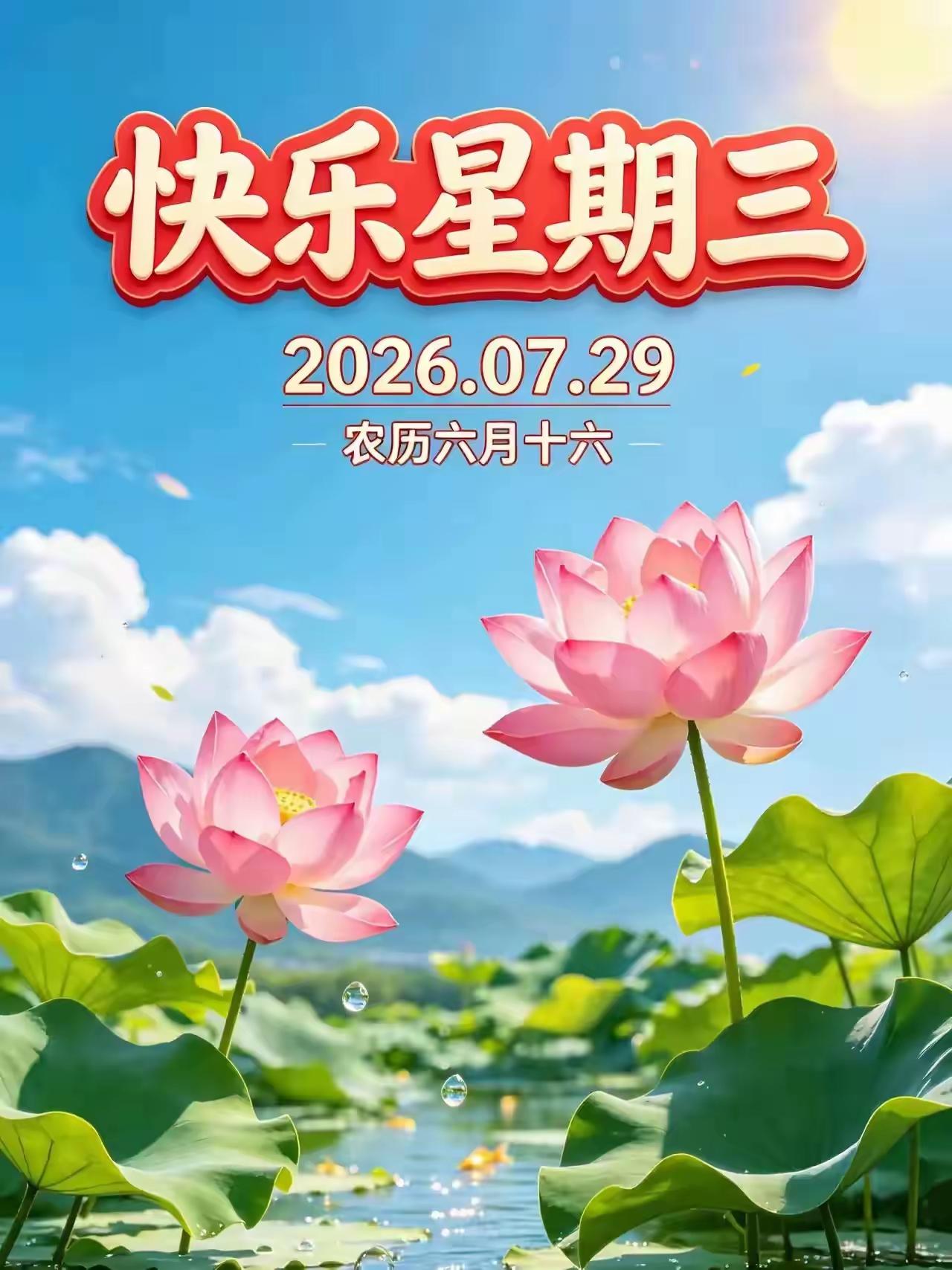 7.29日🌹🍎早上好♥️🌹
人生路上百十年，莫求大福大贵和金钱，只求平安健