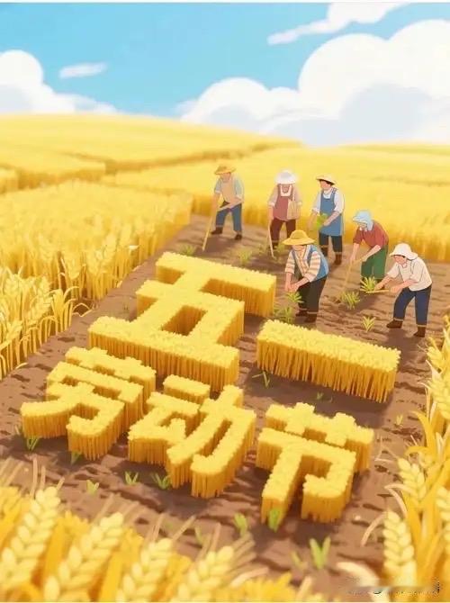 西江月 · 劳动者之歌

汗洒峰青瀚漠，神飞穹碧天街。躬身筑梦画图开。重把山河布