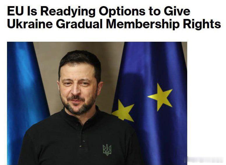 美媒，乌克兰可能会获得加入欧盟的独特形式。欧盟正在制定特殊方案，将乌克兰加入欧盟