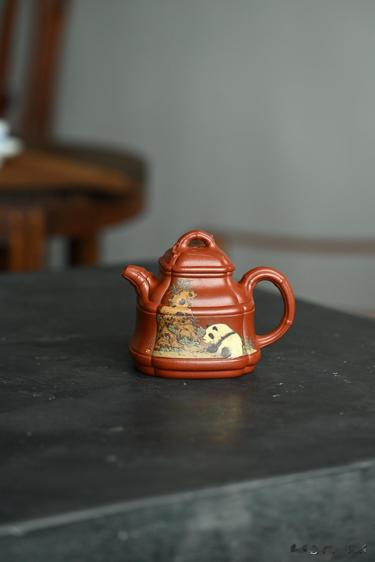 四方竹鼎·全手工  
        /泥绘名家全玲作品
       ／容量3