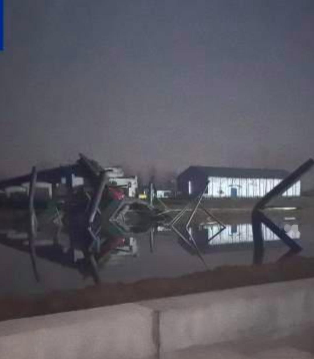 江苏盐城响水一在建大桥发生垮塌
2月2日下午，江苏省盐城市响水县月港大桥施工现场