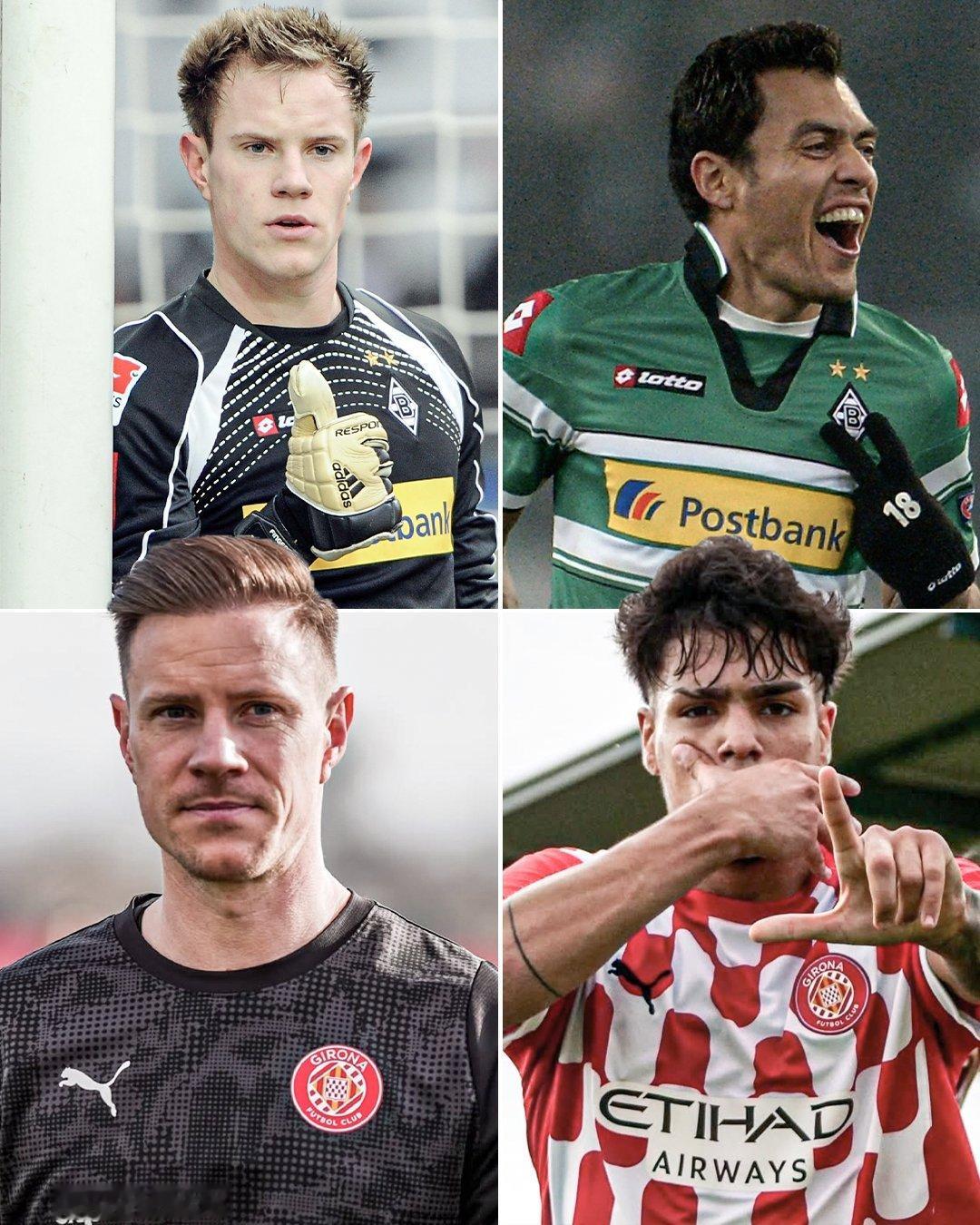 当特尔施特根在门兴开启自己的职业足球生涯的时候，队友中来自委内瑞拉的传奇球星阿朗