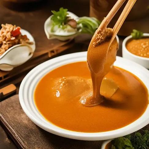 胡麻酱汁制作方法：

配料：
熟芝麻：100克
味淋：30毫升
浓口酱油：50毫