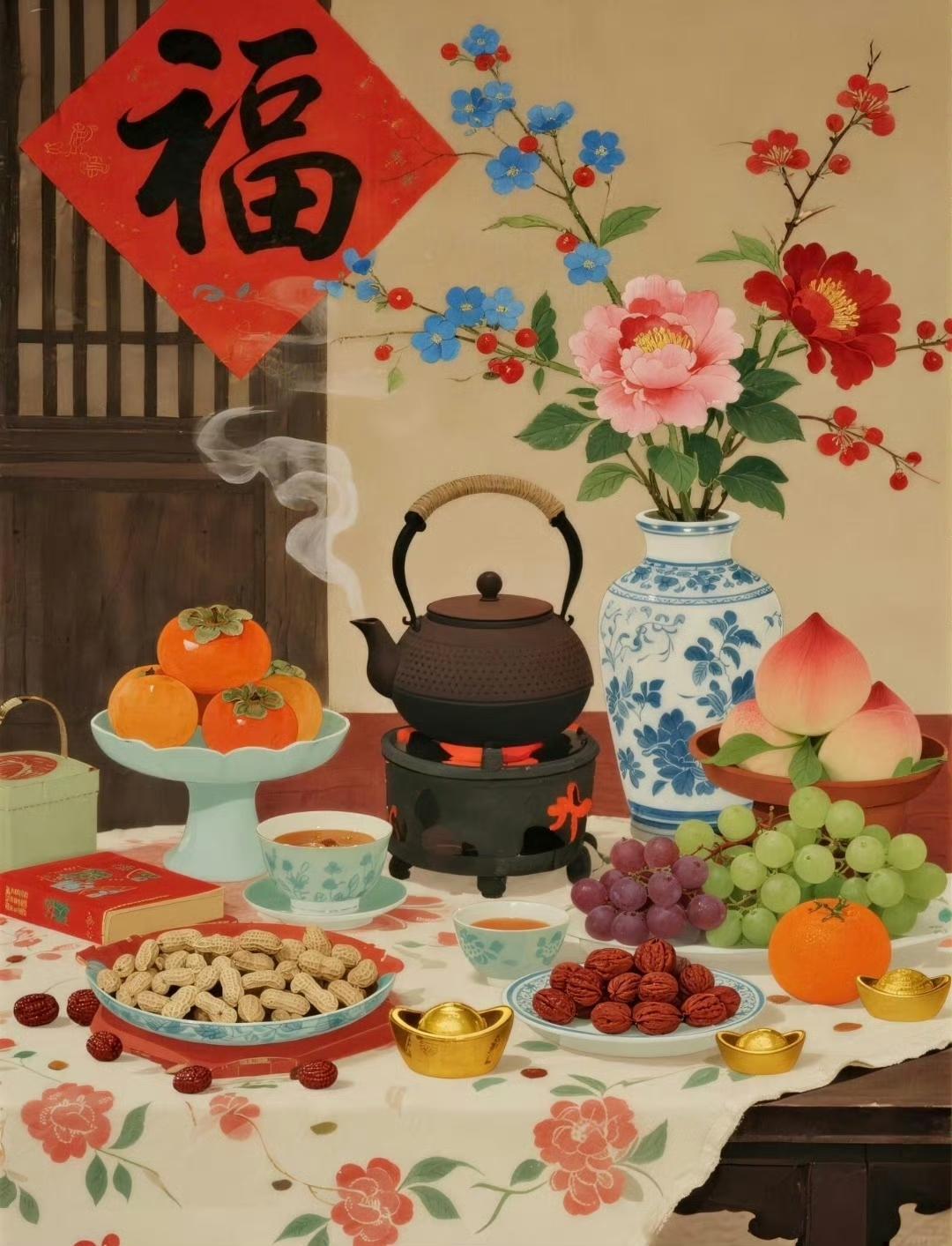 “  正月初九 · 幸福久久 …  ” ​​​
愿你新的一年红红火火，福星高照！