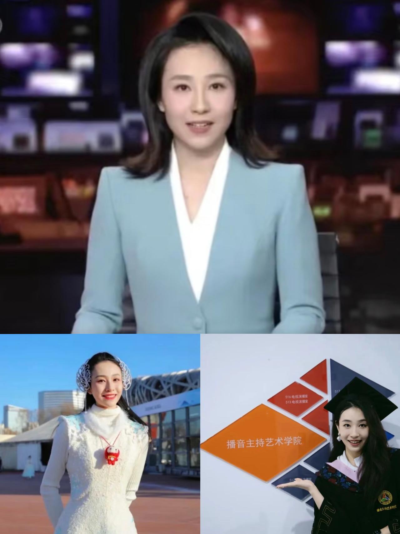 好家伙，昨晚看新闻，差点以为自己眼花了。
央视新闻主播台，坐着一张新面孔，特年轻