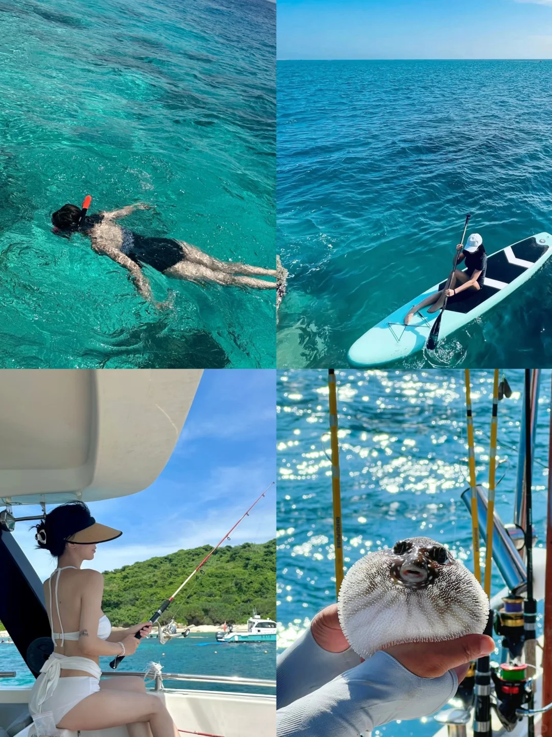 涠洲岛天气☀️炒鸡好丨当然要浮潜钓鱼啊