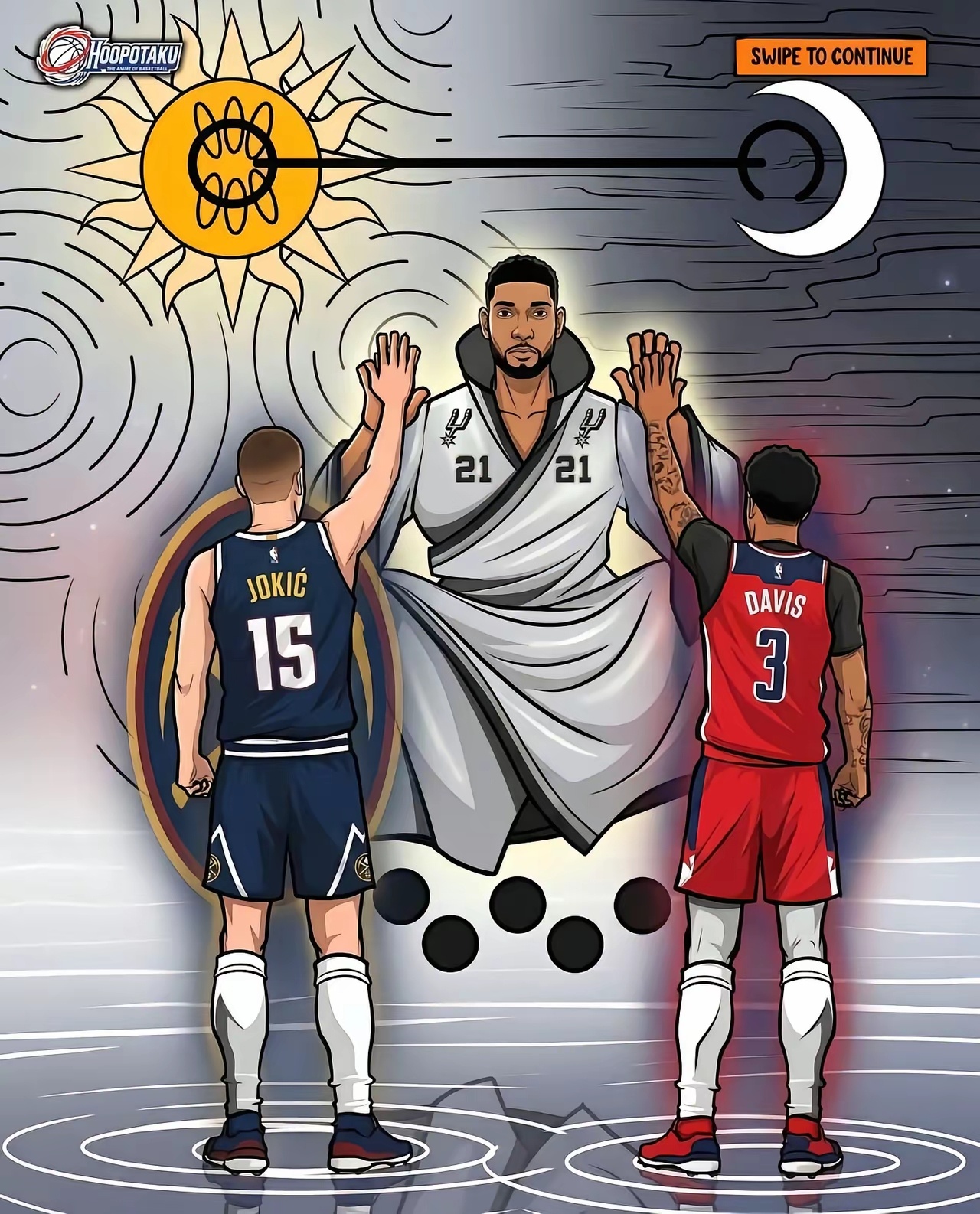 NBA 科比，邓肯和艾弗森，谁的门徒上限更高？NBA季后赛为你的主队助威