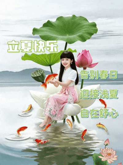 清风迎立夏，浅夏赴清欢🍃 春尽夏来，岁月从容。愿往后日子，温柔静好，烦恼散尽，