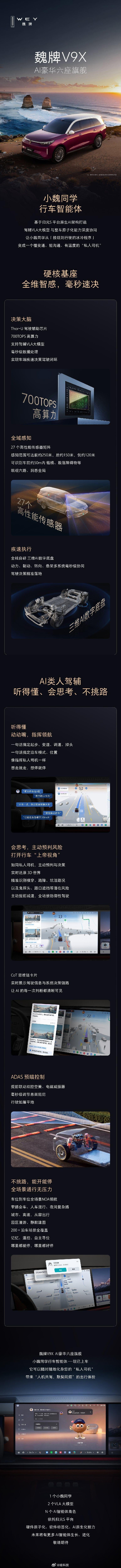 认人识人是AI智能体的照妖镜  选智能车，不看噱头看实力。魏牌V9X用三张技术海