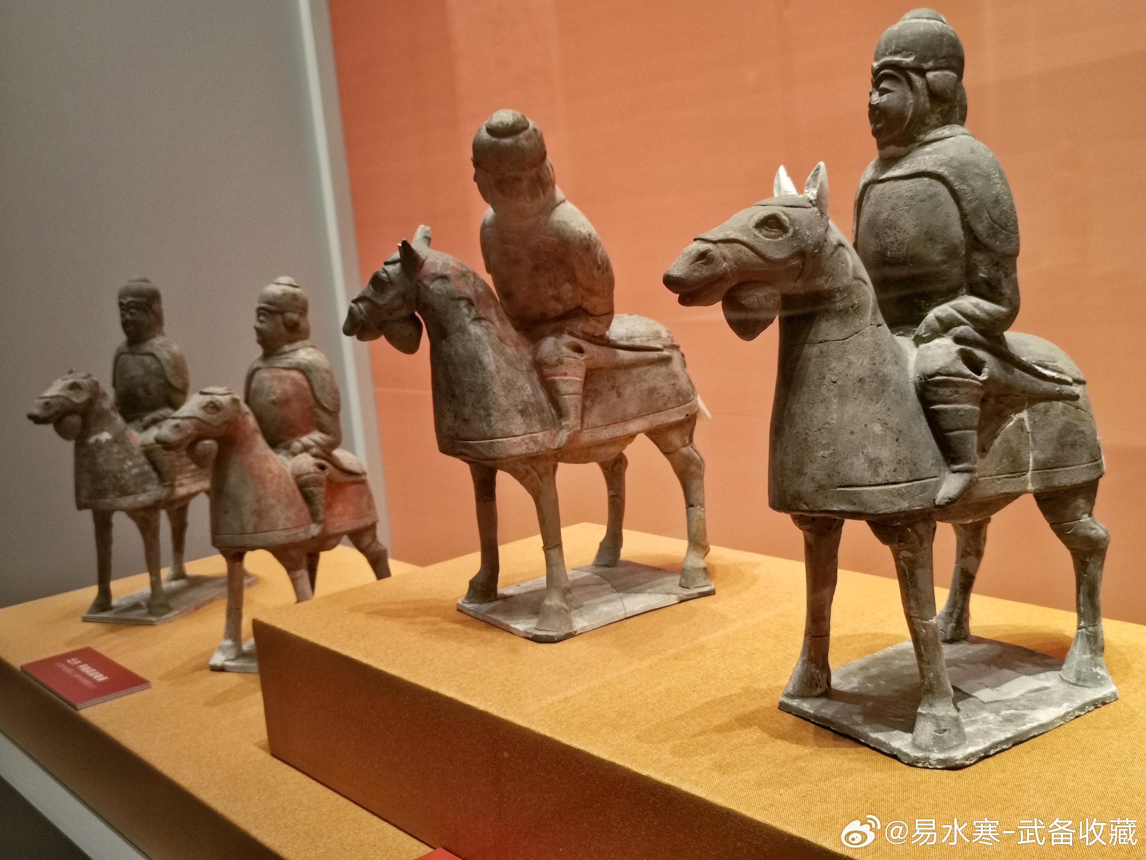 文物文物 北齐甲骑具装陶俑2 