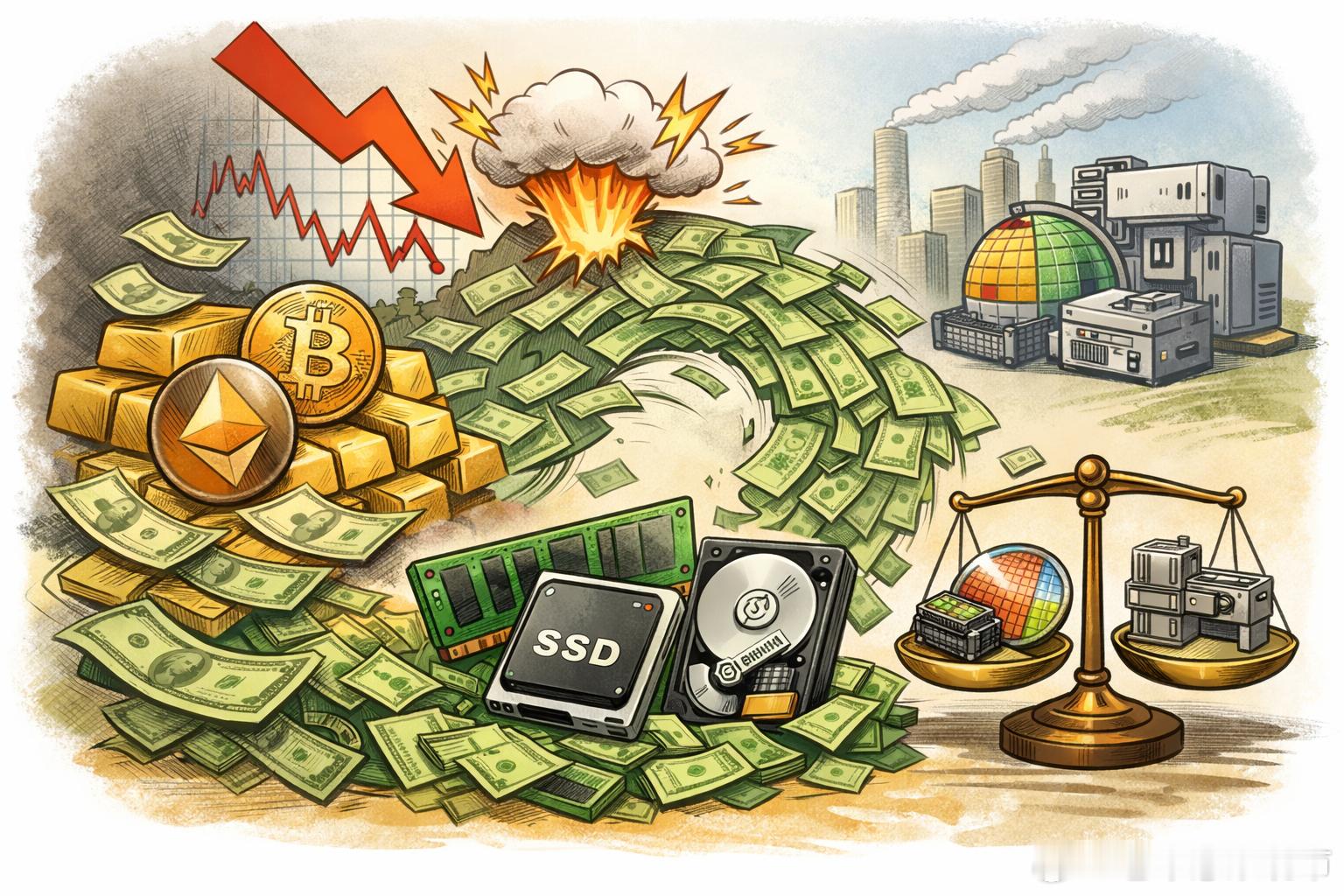 贵金属热钱撤退后，下一站盯上存储：一条“新叙事”正在把美股推向更陡的动量曲线瑞穗