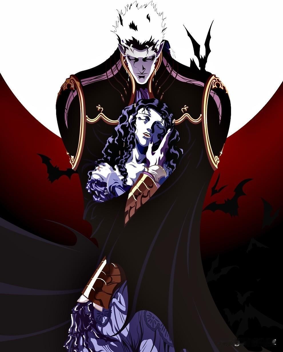 吸血鬼猎人D插画作品一组