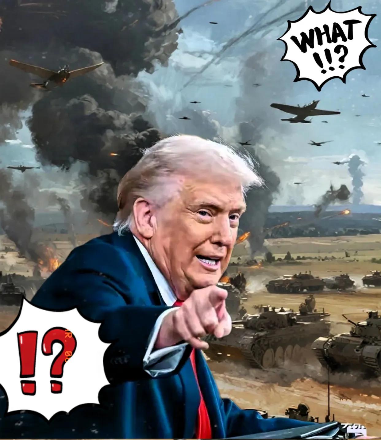 夜深人静，特朗普今天连发三文！

特朗普这番言论，明显是在给自己脸上贴金。伊朗军