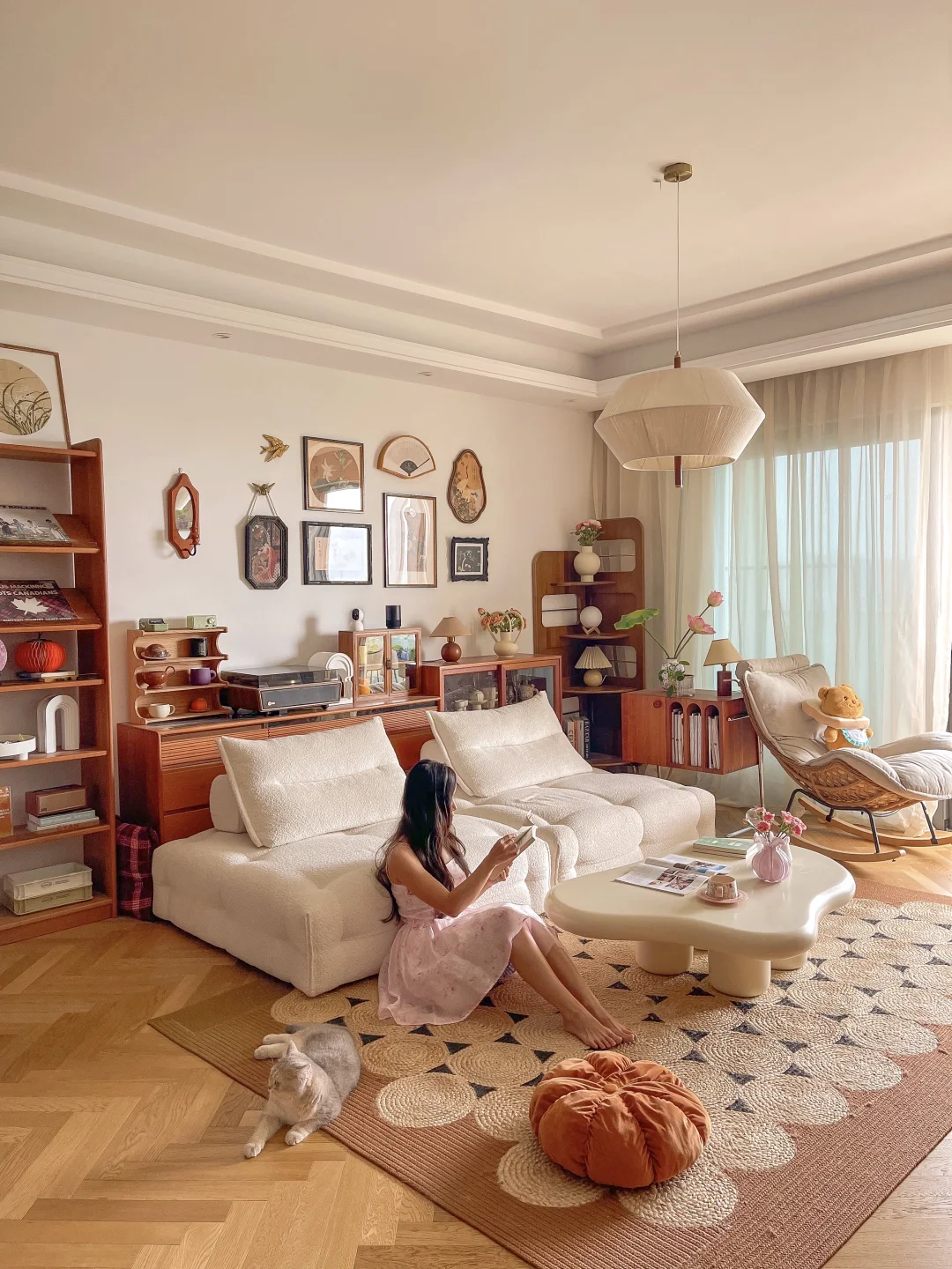 说真的！把客厅改造成这样真的很厉害了‼️