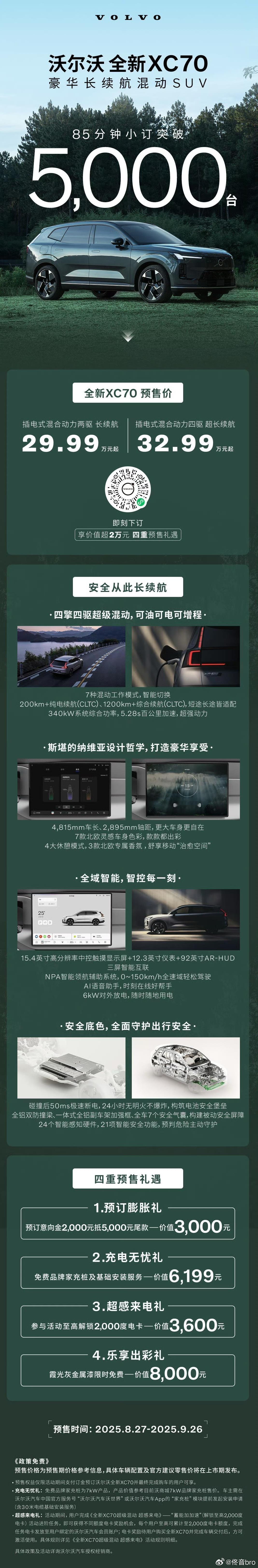 沃尔沃也入乡随俗了[哈哈]合资插混是个小众赛道，能有这个量已经相当不错了豪华品牌