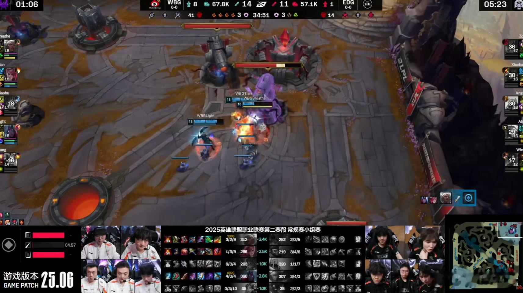 WBG对战EDG【WBG 1-0 EDG】Ann 的EZ发挥太抽象了，这首秀不太