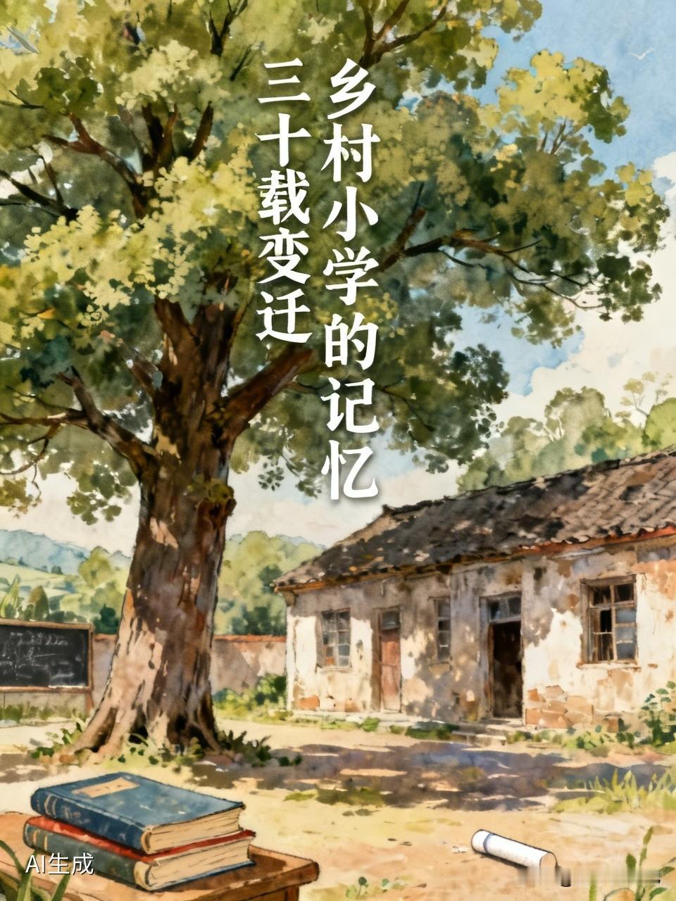 三十年前的武功县域乡村，几乎村村都有小学，村口学堂满是孩童嬉闹声。如今再回乡，村