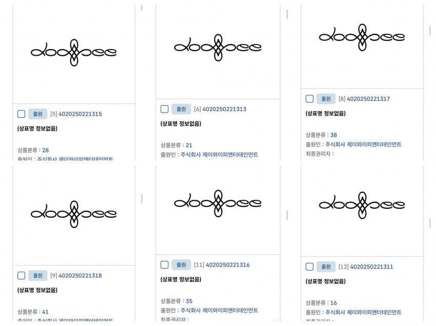 JYP注册新商标“DOUBLETHECAKE”，猜测可能是明年出道的新女团的团名