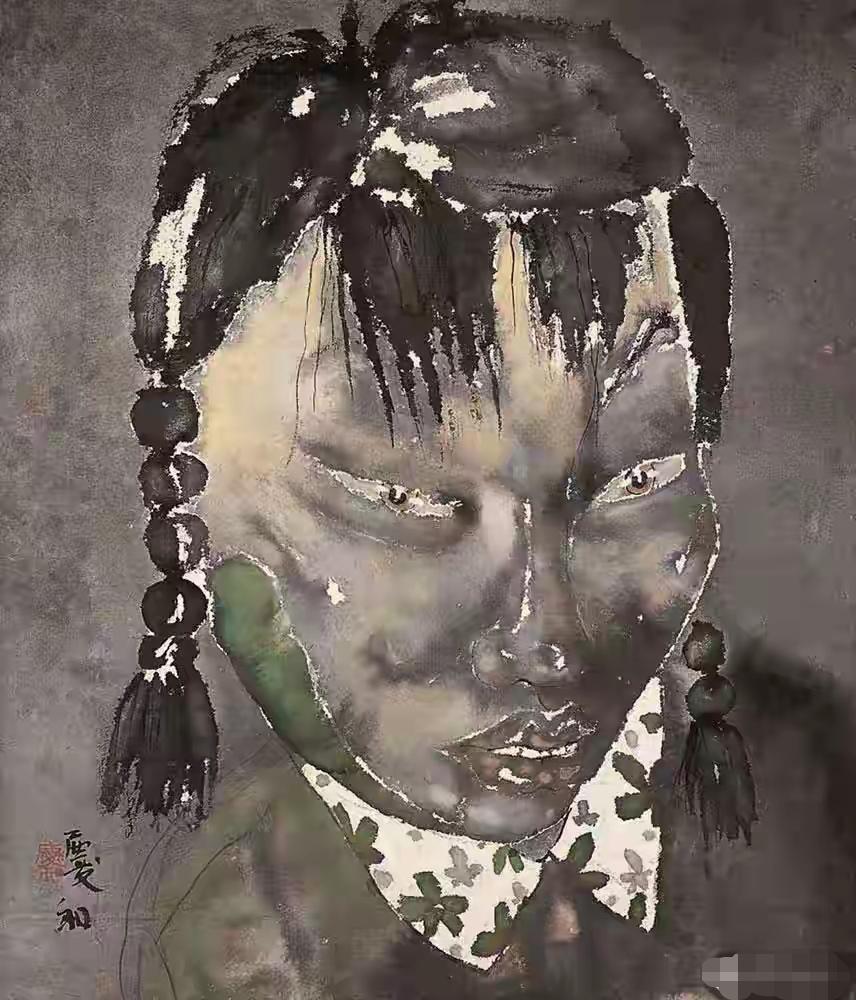 我的个亲娘嘞，我们中国姑娘和小朋友，在中央美院院长的笔下就长这样的。感觉这是赤裸