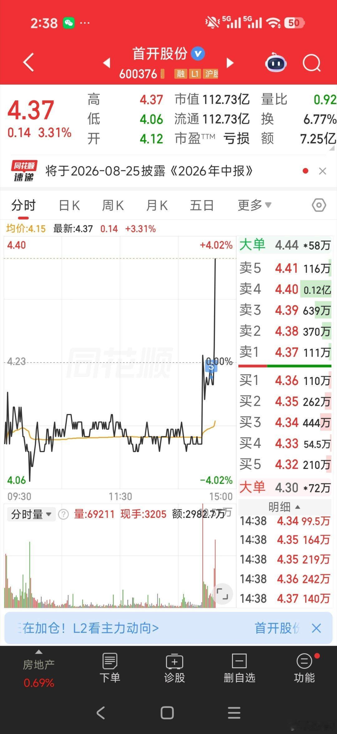 我一卖，就起飞别这样，大哥 服了，服了 