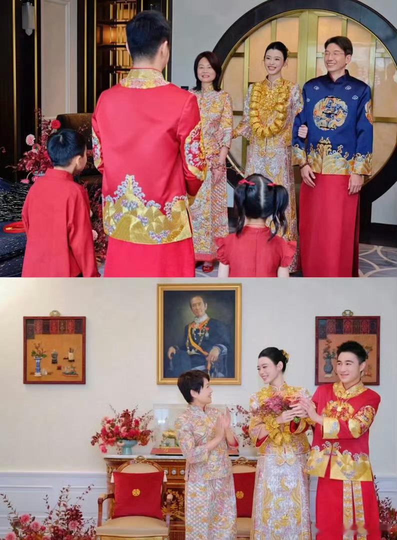 奚梦瑶晒婆婆赠送的婚嫁敬茶礼以前总听人说“沉甸甸的祝福”，这次算是真看见了。22