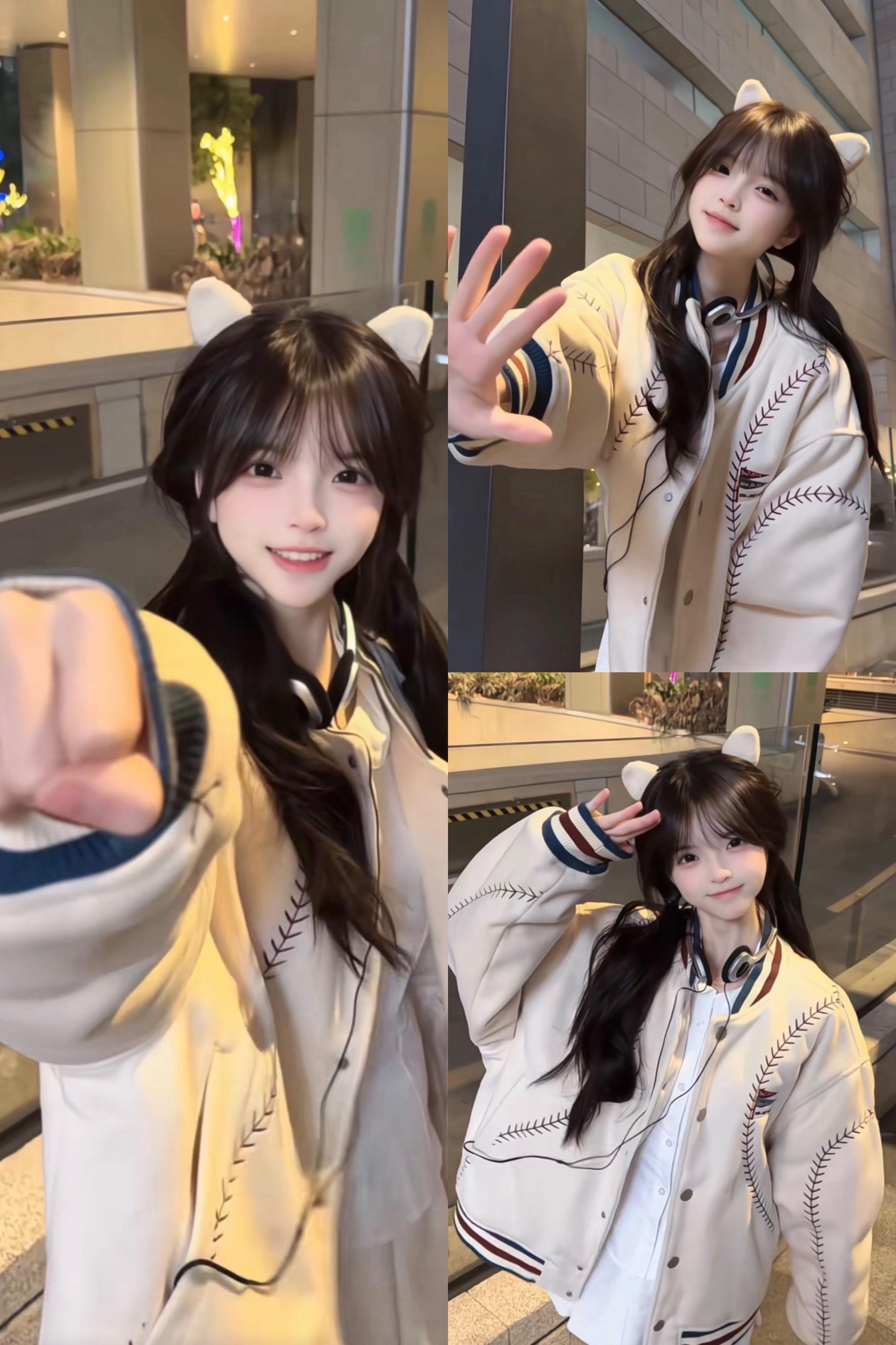 有这样一个女孩 甜妹 拍照姿势