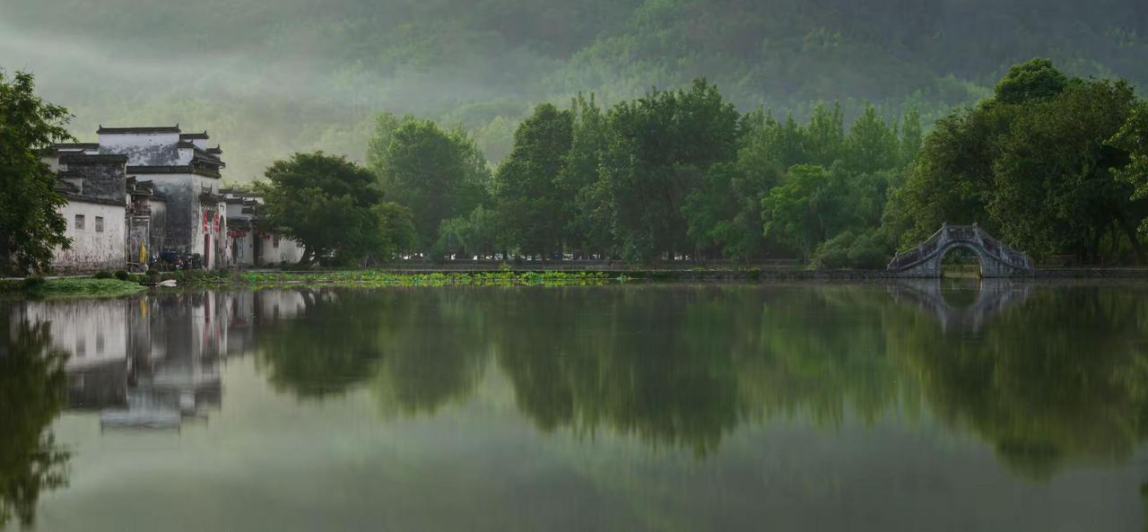 宏村。宏村