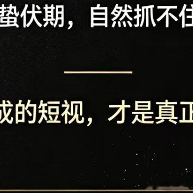 王志文有句经典台词：“赚过大钱的人和没赚过大钱的人有个不同点，没赚过大钱的人有长