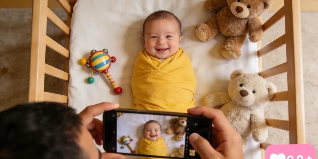 近日，一段47天大宝宝回应爸爸“我困了”的视频在网络上引发热议。1月2日下午，陕