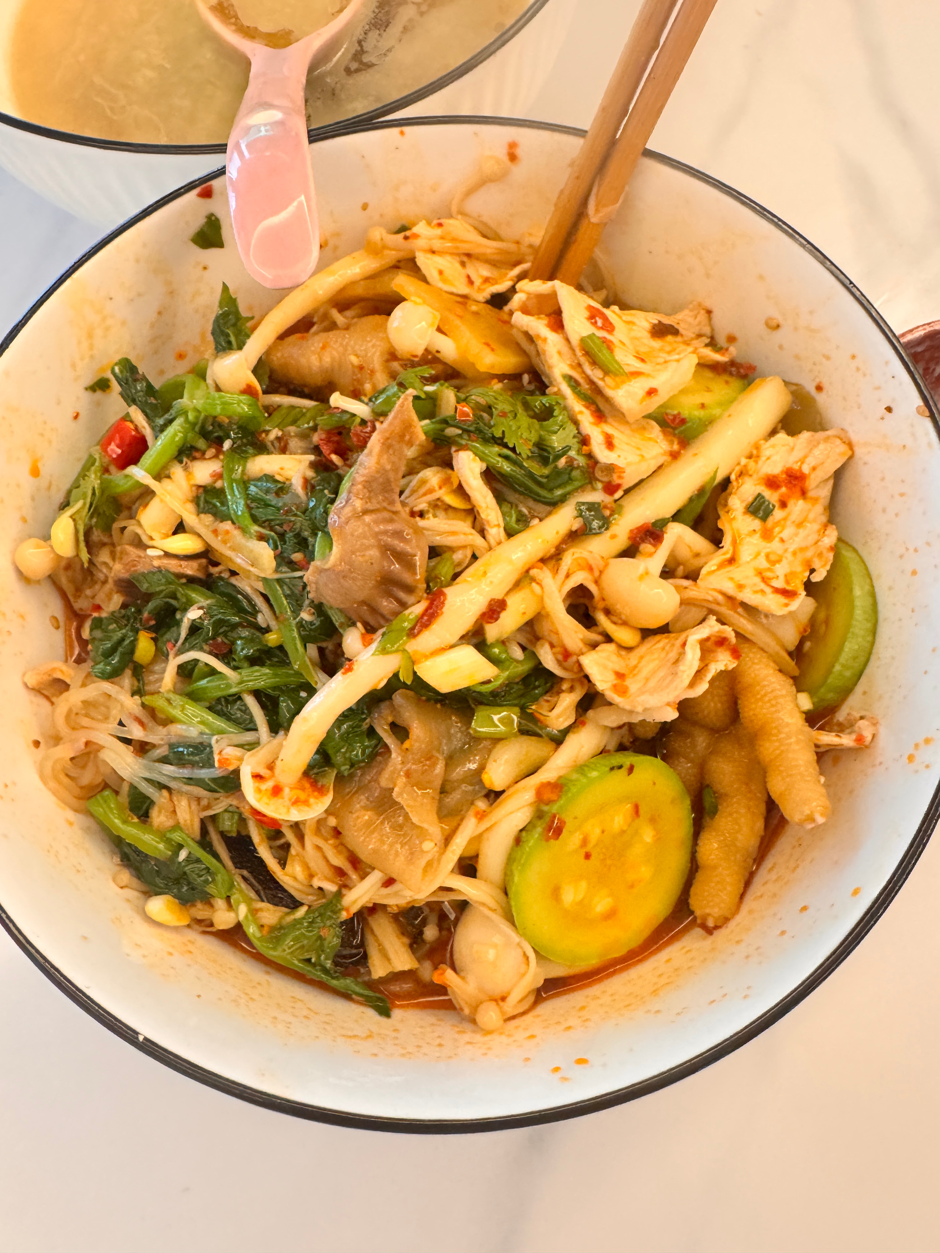 做的钵钵鸡 