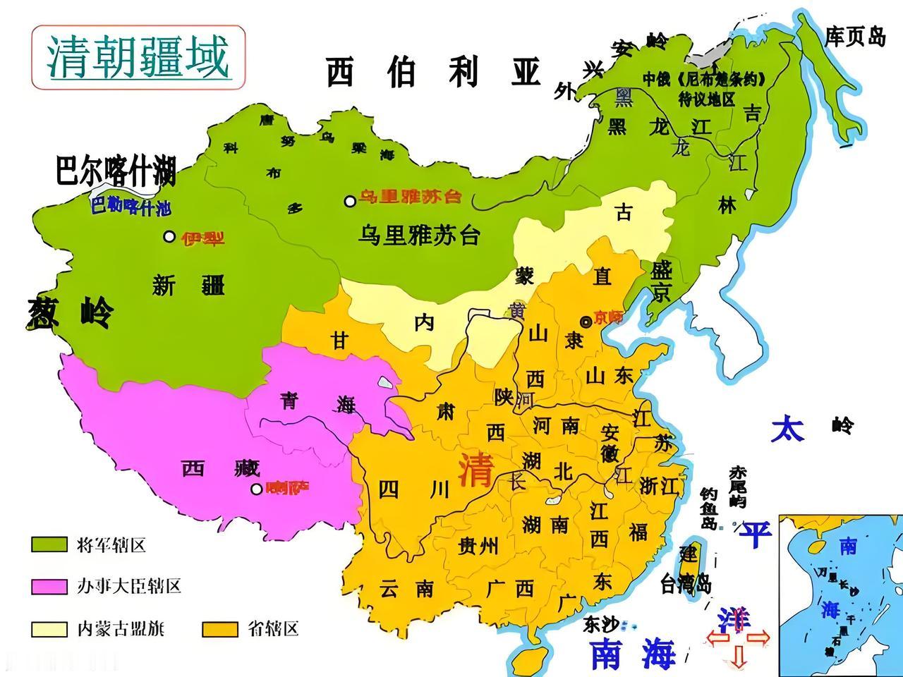 同样是大一统王朝，明清版图差距为何如此离谱？
很多人搞不清明清领土到底差在哪，咱