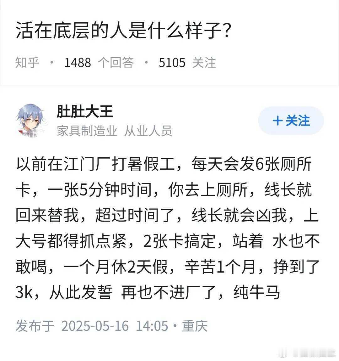 牛马的样子 ​​​