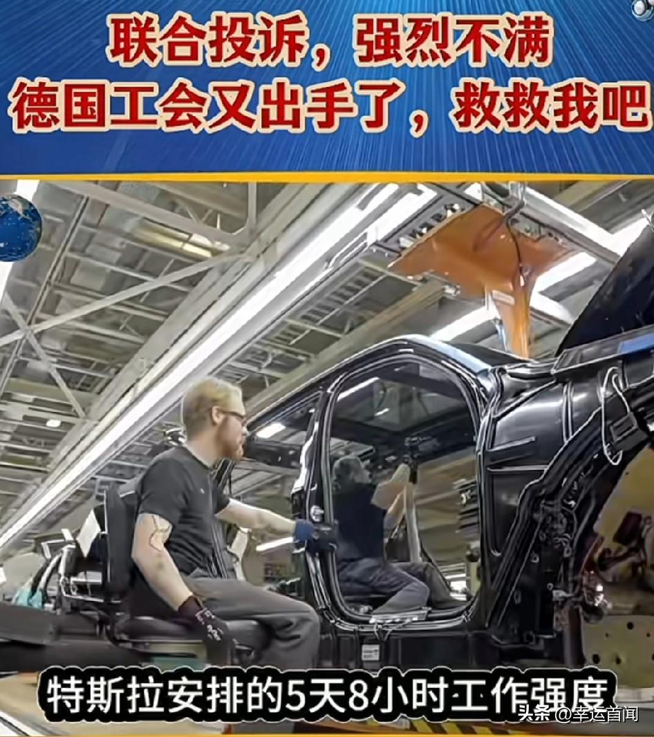 特斯拉中国工人炸锅了！
德国工人最近可真是让全世界开了眼——特斯拉德国工厂被他们