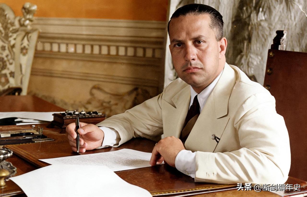 加莱阿佐·齐亚诺（Galeazzo Ciano，1903—1944）是意大利法西