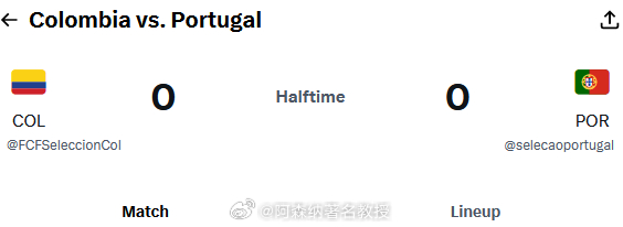 哥伦比亚半场0比0葡萄牙世界杯 41岁的C罗依然在尝试倒钩射门，上半场双方比赛节