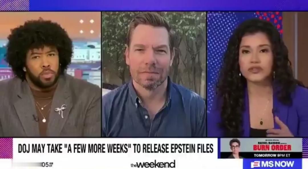 🇺🇸 众议员斯瓦尔韦尔就爱泼斯坦档案发表声明：“我们可以限制司法部的拨款”